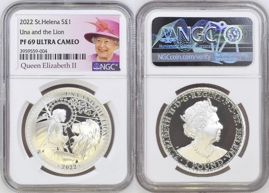 2022年 セントヘレナ ウナとライオン 発売開始 | Antique Coin ALE の  