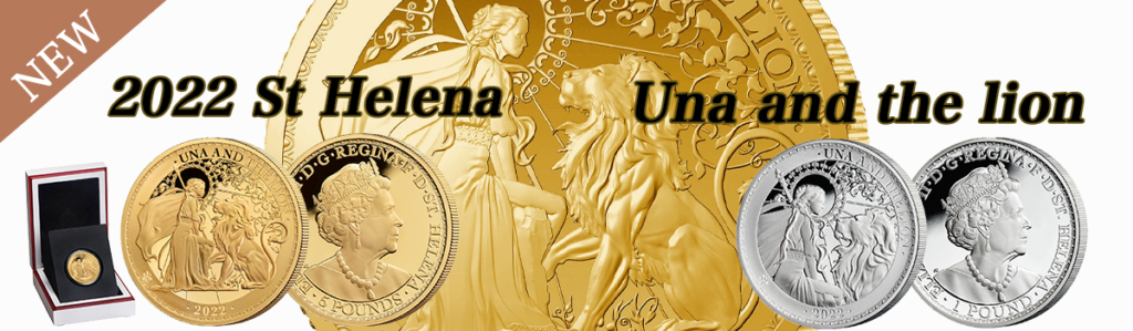 2022年 セントヘレナ ウナとライオン 発売開始 | Antique Coin ALE のブログ