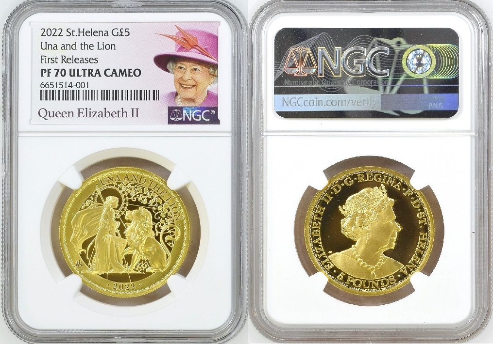 2022年 セントヘレナ ウナとライオン 発売開始 | Antique Coin ALE の  