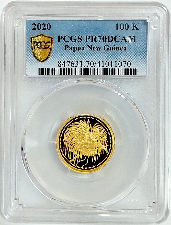 Antique Coin ALE / 限定400枚 2020年 パプアニューギニア 極楽鳥 100 