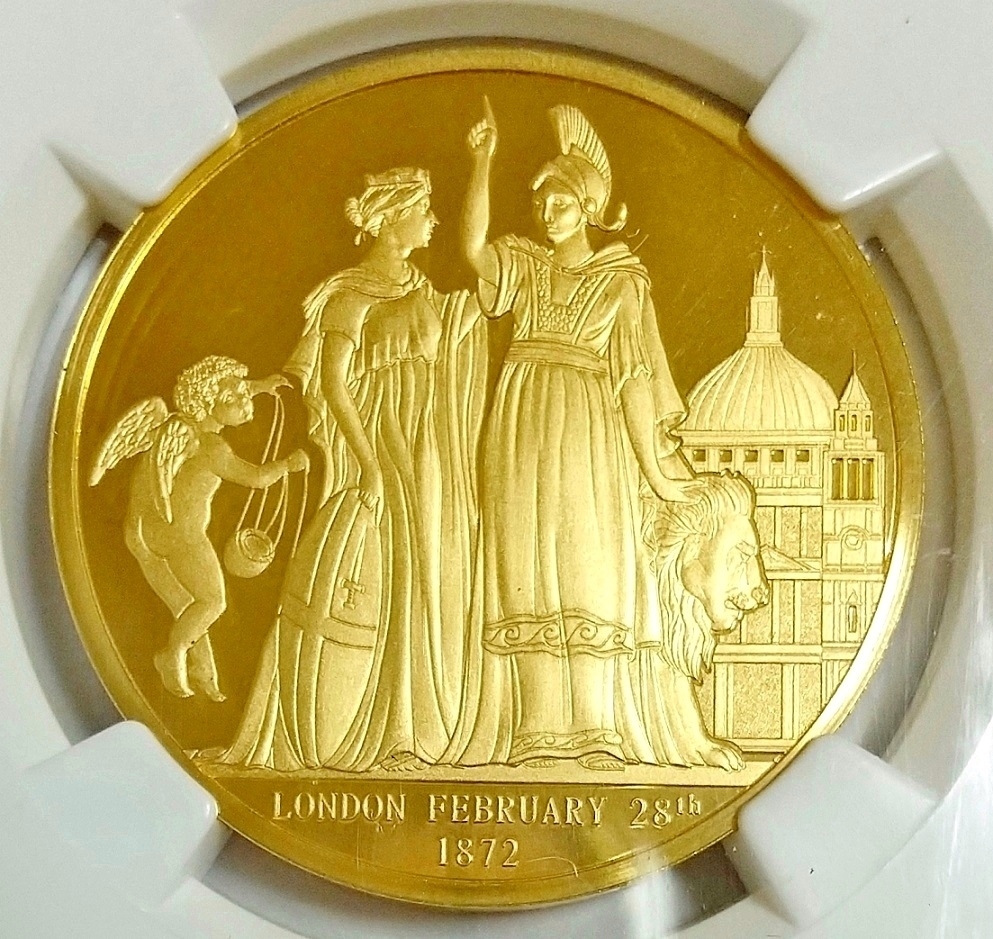 限定500枚 2012年 英国 イギリス ロンドン＆ライオン スミソニアンコレクション 1オンス プルーフ 金貨 金メダル NGC ULTRA  CAMEO GEM PROOF