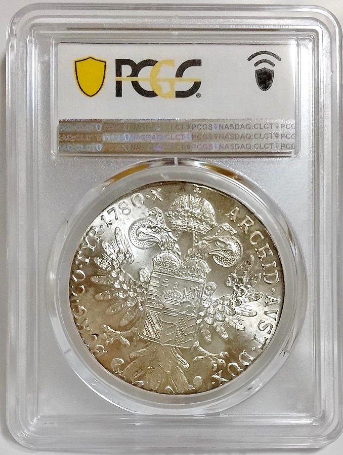 1780 オーストリア PCGS 銀貨 マリアテレジア アンティーク コイン-