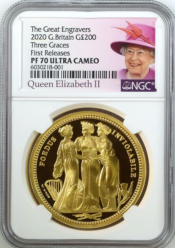 Antique Coin ALE / 2oz 女王ラベル 最高鑑定 2020年 ロイヤルミント 