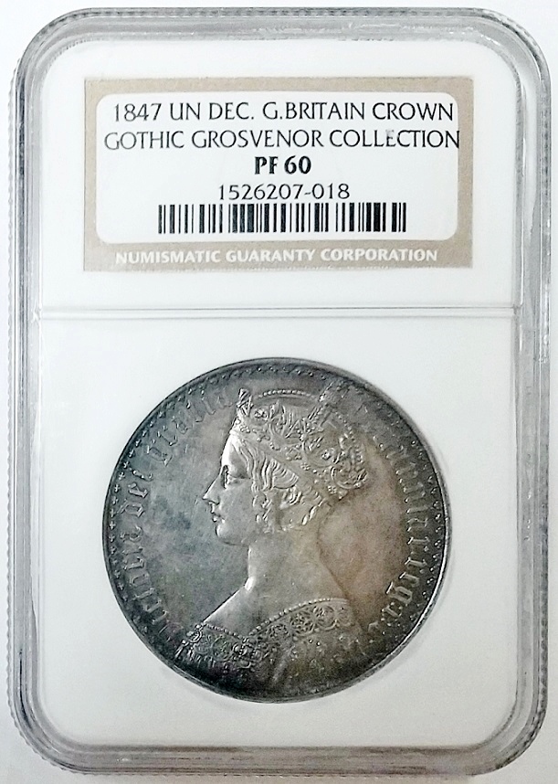 PCGS NGC モダンコイン　ゴシッククラウン　ヴィクトリア女王