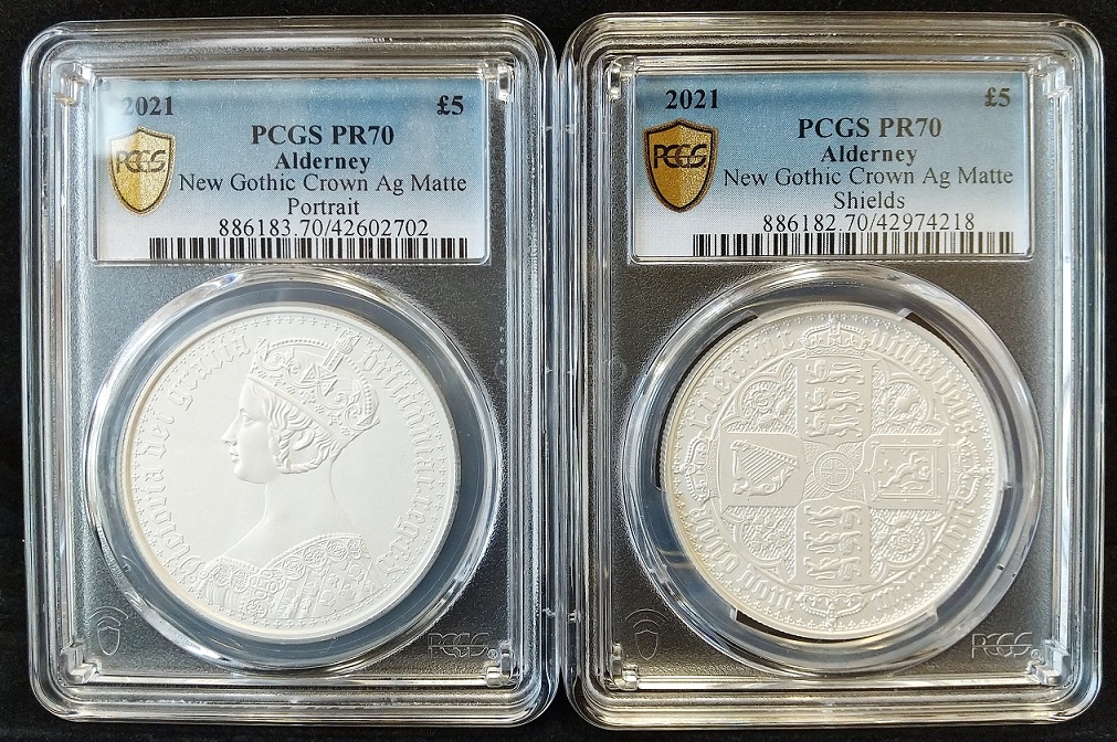 2020年　スリーグレイセス 2オンス 5ポンド 銀貨 PR70 PCGS