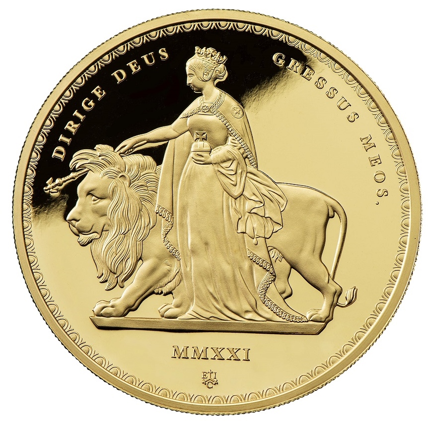 Antique Coin ALE / 2021年 セントヘレナ ウナとライオン 5ポンド 1 