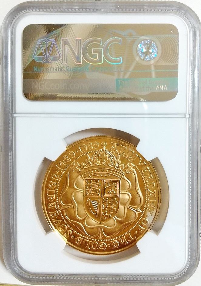 Antique Coin ALE / 1989年 英国 イギリス エリザベス2世 ソブリン発行 