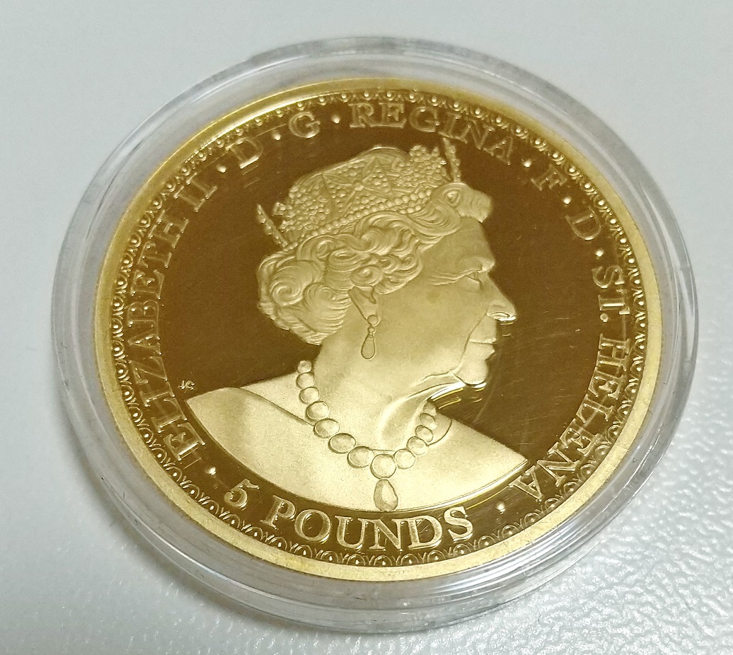 Antique Coin ALE / 2021年 セントヘレナ ウナとライオン 5ポンド 1 